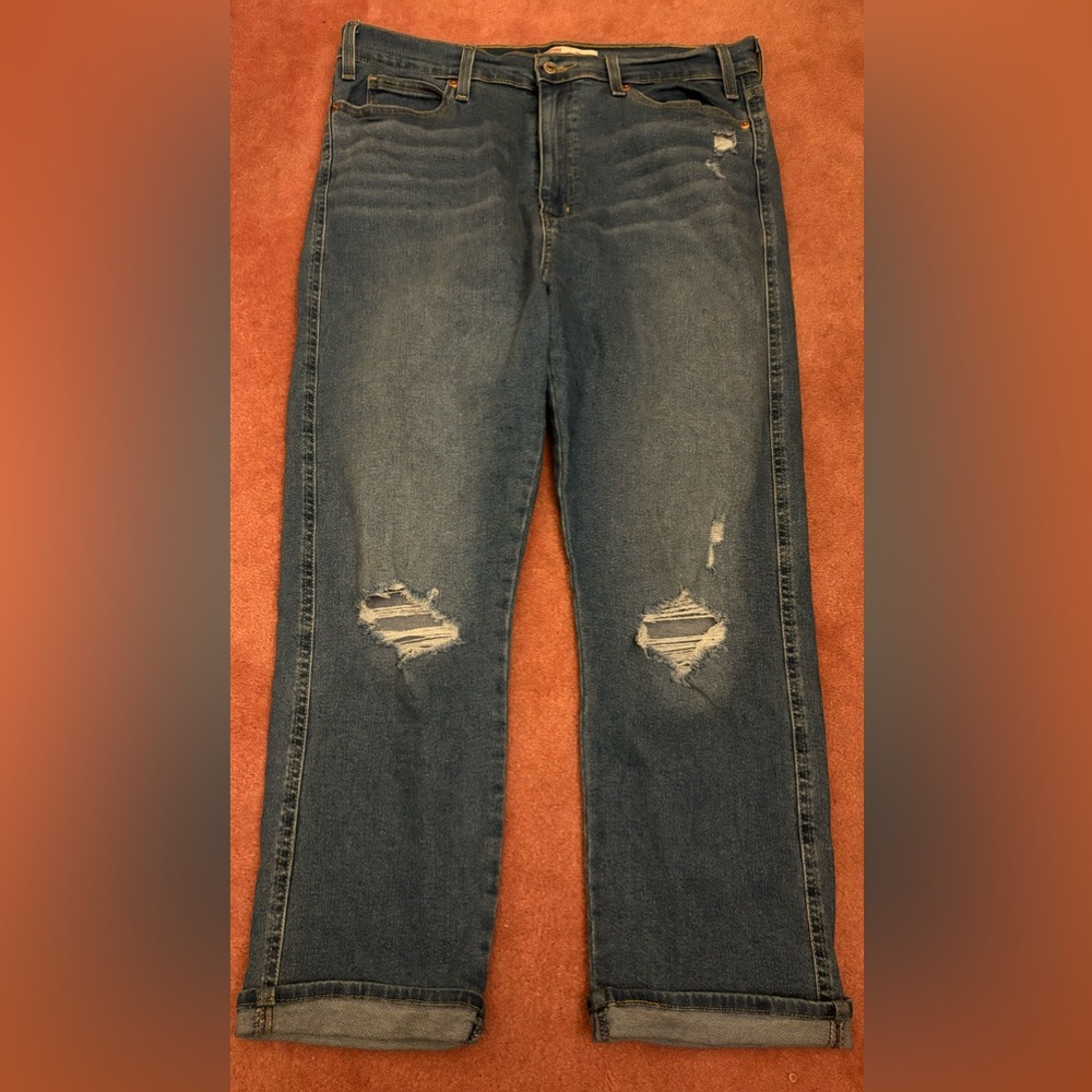 Levi Strauss, 16, Heritage High Rise straight jeans